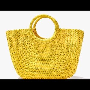Yellow handbag